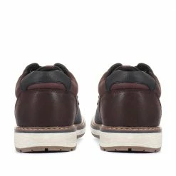 Pavers Men's Navy Wide Fit Lace Sneakers - WBINS33071 / 320 127 / 320 127