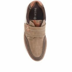 Pavers Shoes Touch Fastening Faux Leather Shoe - WBINS33075 / 320 130