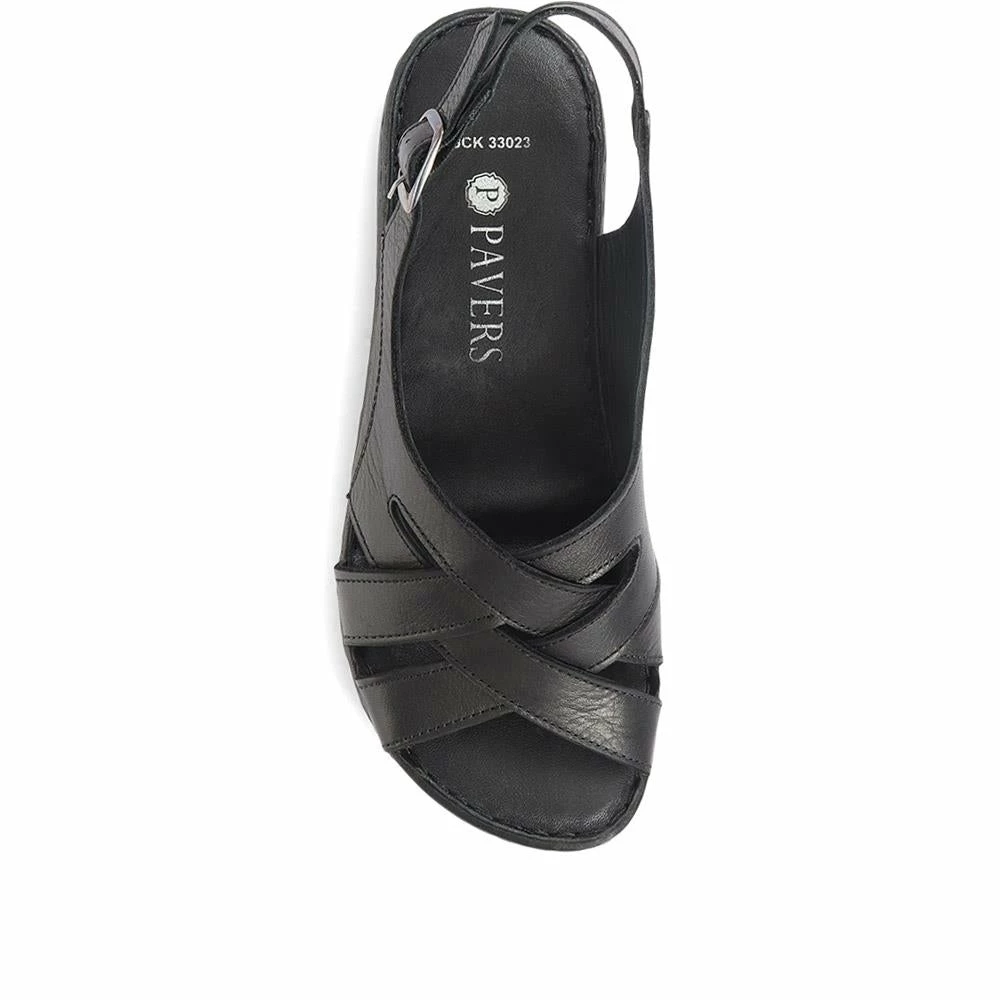 Pavers Ladies White Leather Summer Sandals - LUCK33023 / 320 590 / 320 590 13 Pavers Ladies White Leather Summer Sandals - LUCK33023 / 320 590 / 320 590