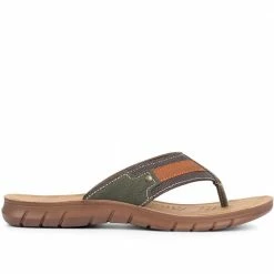 Pavers Men's Black Thong Sandals - INB33025 / 319 699 / 319 699