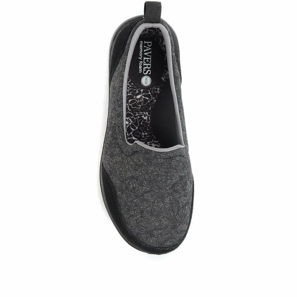 Pavers Wide Fit Slip-On Trainer Pumps - BRK33049 / 320 627 7 Pavers Wide Fit Slip-On Trainer Pumps - BRK33049 / 320 627