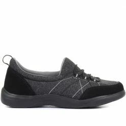 Pavers Shoes Wide Fit Bungee Trainer Pumps - BRK33051 / 320 628 40 Pavers Shoes Wide Fit Bungee Trainer Pumps - BRK33051 / 320 628