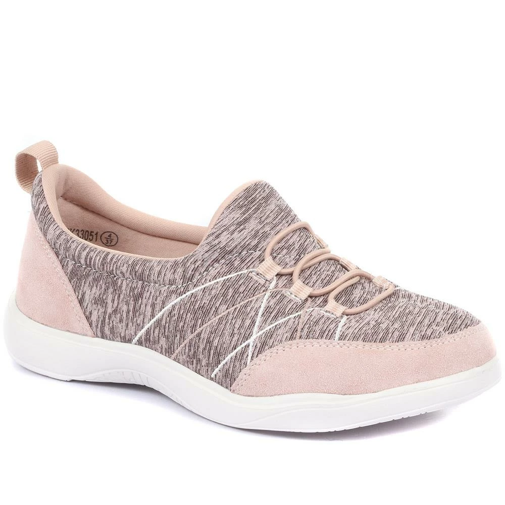 Pavers Shoes Wide Fit Bungee Trainer Pumps - BRK33051 / 320 628 3 Pavers Shoes Wide Fit Bungee Trainer Pumps - BRK33051 / 320 628