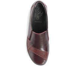 Fly Flot Ladies Leather Comfort Slip On Shoes - CAL34003 / 320 636 / 320 636