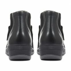 Fly Flot Ladies Wide Fit Leather Strap Ankle Boots - CAL34011 / 320 645 / 320 645