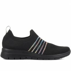Fly Flot Wide Fit Lightweight Slip On Sneakers / 319 578