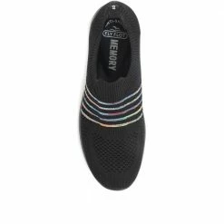Fly Flot Wide Fit Lightweight Slip On Sneakers / 319 578