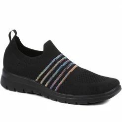 Fly Flot Wide Fit Lightweight Slip On Sneakers / 319 578