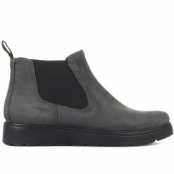 Fly Flot Wide Fit Suede Chelsea Boots - FLY34001 / 320 211