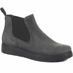 Fly Flot Wide Fit Suede Chelsea Boots - FLY34001 / 320 211