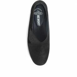 Fly Flot Shoes Suede Elasticated Pumps - FLY34017 / 320 215