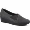 Fly Flot Shoes Suede Elasticated Pumps - FLY34017 / 320 215