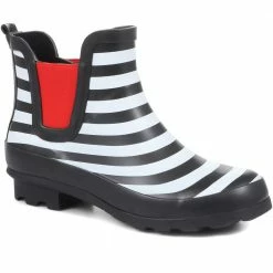 Pavers Stripy Ankle Wellies - JDE29002 / 316 086 14 Pavers Stripy Ankle Wellies - JDE29002 / 316 086