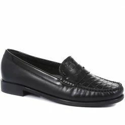 Pavers Ladies Classic Leather Penny Loafers - NAP34007 / 320 979 / 320 979