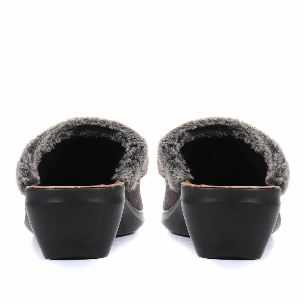 Fly Flot Ladies Velvet Slipper Mules - FLY34041 / 320 220 / 320 220 4 Fly Flot Ladies Velvet Slipper Mules - FLY34041 / 320 220 / 320 220