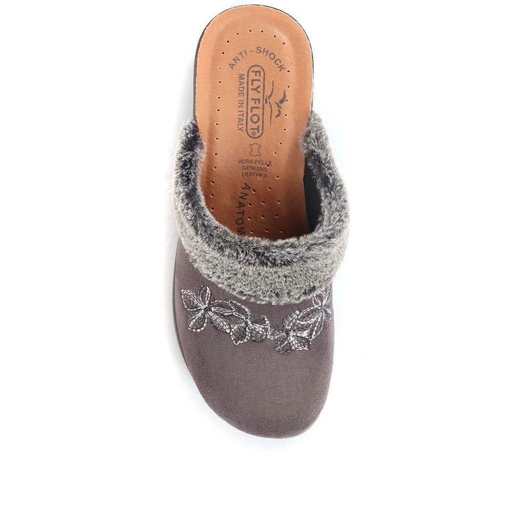 Fly Flot Ladies Velvet Slipper Mules - FLY34041 / 320 220 / 320 220 5 Fly Flot Ladies Velvet Slipper Mules - FLY34041 / 320 220 / 320 220