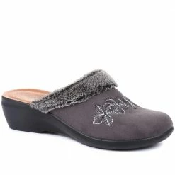 Fly Flot Ladies Velvet Slipper Mules - FLY34041 / 320 220 / 320 220