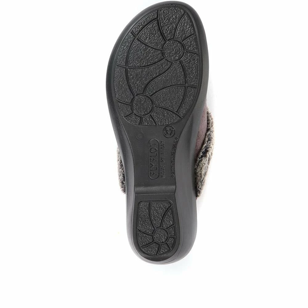 Fly Flot Ladies Velvet Slipper Mules - FLY34041 / 320 220 / 320 220 6 Fly Flot Ladies Velvet Slipper Mules - FLY34041 / 320 220 / 320 220