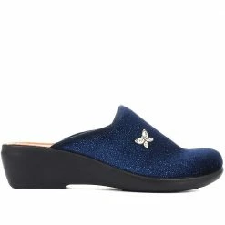 Fly Flot Wide Fit Mule Slipper - FLY34045 / 320 222 34 Fly Flot Wide Fit Mule Slipper - FLY34045 / 320 222