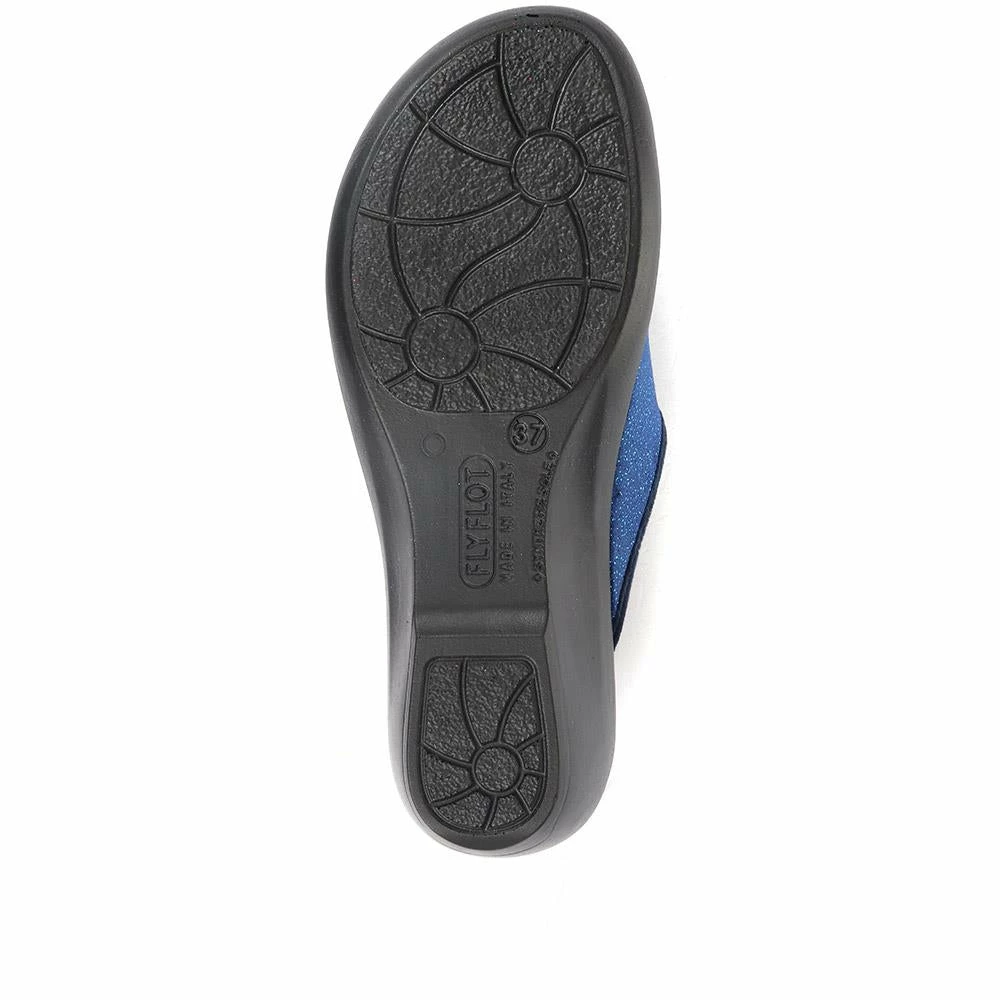 Fly Flot Wide Fit Mule Slipper - FLY34045 / 320 222 14 Fly Flot Wide Fit Mule Slipper - FLY34045 / 320 222