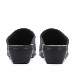 Fly Flot Shoes Red Embroidered Mule Clogs - FLY34047 / 320 223 / 320 223