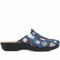 Fly Flot Wide Fit Ladies Anti-Shock Slipper Mules - FLY34059 / 320 227 / 320 227