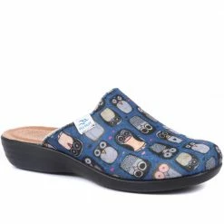 Fly Flot Wide Fit Ladies Anti-Shock Slipper Mules - FLY34059 / 320 227 / 320 227