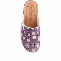 Fly Flot Wide Fit Ladies Anti-Shock Slipper Mules - FLY34059 / 320 227 / 320 227