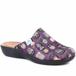 Fly Flot Wide Fit Ladies Anti-Shock Slipper Mules - FLY34059 / 320 227 / 320 227