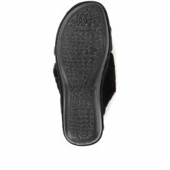 Pavers Fluffy Slider Slippers - POLY34001 / 320 607