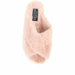 Pavers Fluffy Slider Slippers - POLY34001 / 320 607