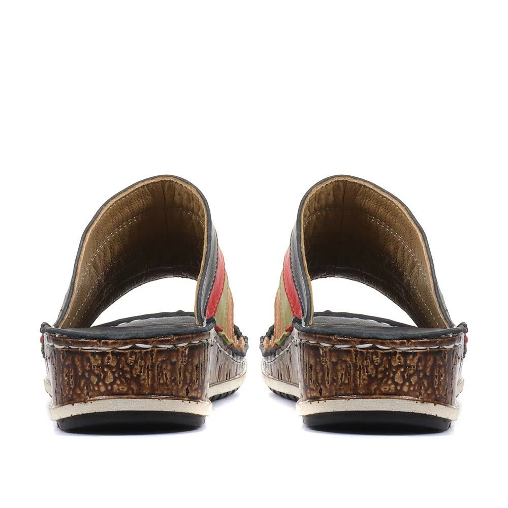 Pavers Bright Low Wedge Leather Sandals - CAY33031 / 320 634 / 320 634 5 Pavers Bright Low Wedge Leather Sandals - CAY33031 / 320 634 / 320 634