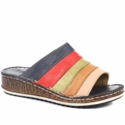 Pavers Leather Mule Sandals - CAY33031 / 320 634