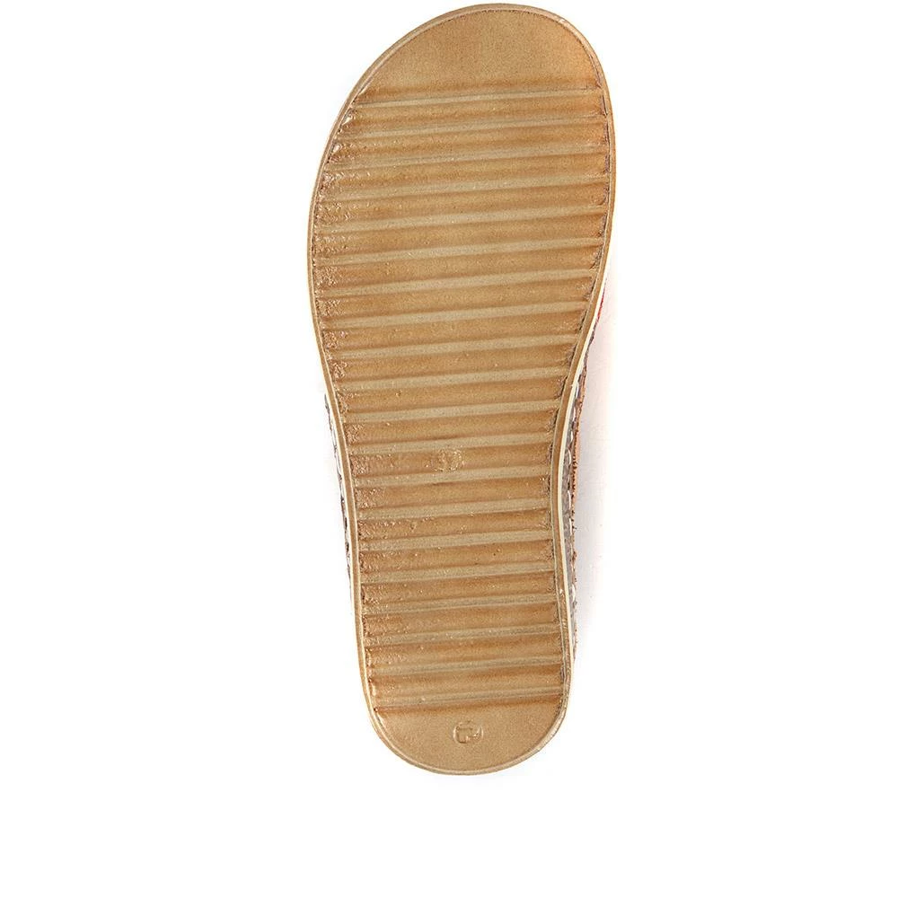 Pavers Bright Low Wedge Leather Sandals - CAY33031 / 320 634 / 320 634 10 Pavers Bright Low Wedge Leather Sandals - CAY33031 / 320 634 / 320 634