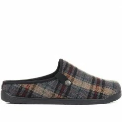 Fly Flot Anatomic Men's Tartan Slippers - FLY32059 / 318 567 / 318 567 Mule