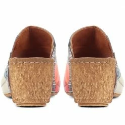 Pavers Ladies Abstract Wedge Mule Sandals - KARY25016 / 309 954 / 309 954