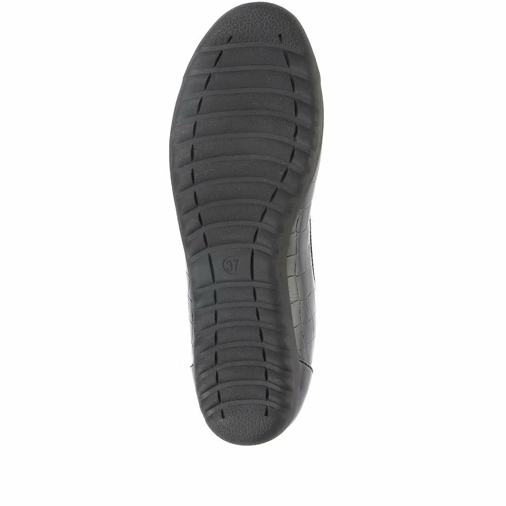 Pavers Shoes Moc Croc Ballet Pump - WBINS34125 / 320 400 6 Pavers Shoes Moc Croc Ballet Pump - WBINS34125 / 320 400