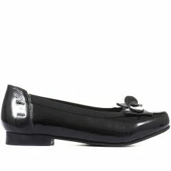Pavers Shoes Wider Fit Leather Pump - KEM24005 / 308 376
