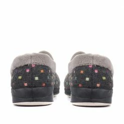 Pavers Wide Fit Polka Dot Slippers - QING34003 / 320 210
