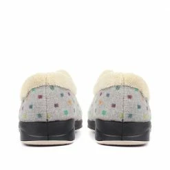 Pavers Wide Fit Polka Dot Slippers - QING34003 / 320 210