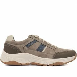 Pavers Wide Fit Lace-Up Trainer Shoe - SUNT34007 / 320 327