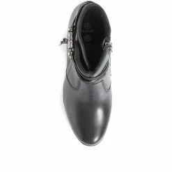 Pavers Leather Heeled Ankle Boot - VED34001 / 320 366 26 Pavers Leather Heeled Ankle Boot - VED34001 / 320 366