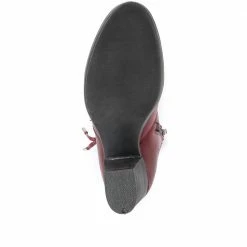 Pavers Leather Heeled Ankle Boot - VED34001 / 320 366 31 Pavers Leather Heeled Ankle Boot - VED34001 / 320 366