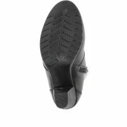 Pavers Leather Stacked Heel Ankle Boot - VED34003 / 320 367 / 320 367 23 Pavers Leather Stacked Heel Ankle Boot - VED34003 / 320 367 / 320 367