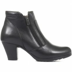 Pavers Leather Heeled Ankle Boots - VED34005 / 320 368 14 Pavers Leather Heeled Ankle Boots - VED34005 / 320 368