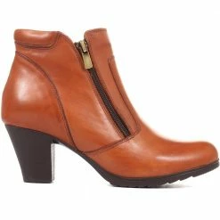 Pavers Leather Heeled Ankle Boots - VED34005 / 320 368 18 Pavers Leather Heeled Ankle Boots - VED34005 / 320 368