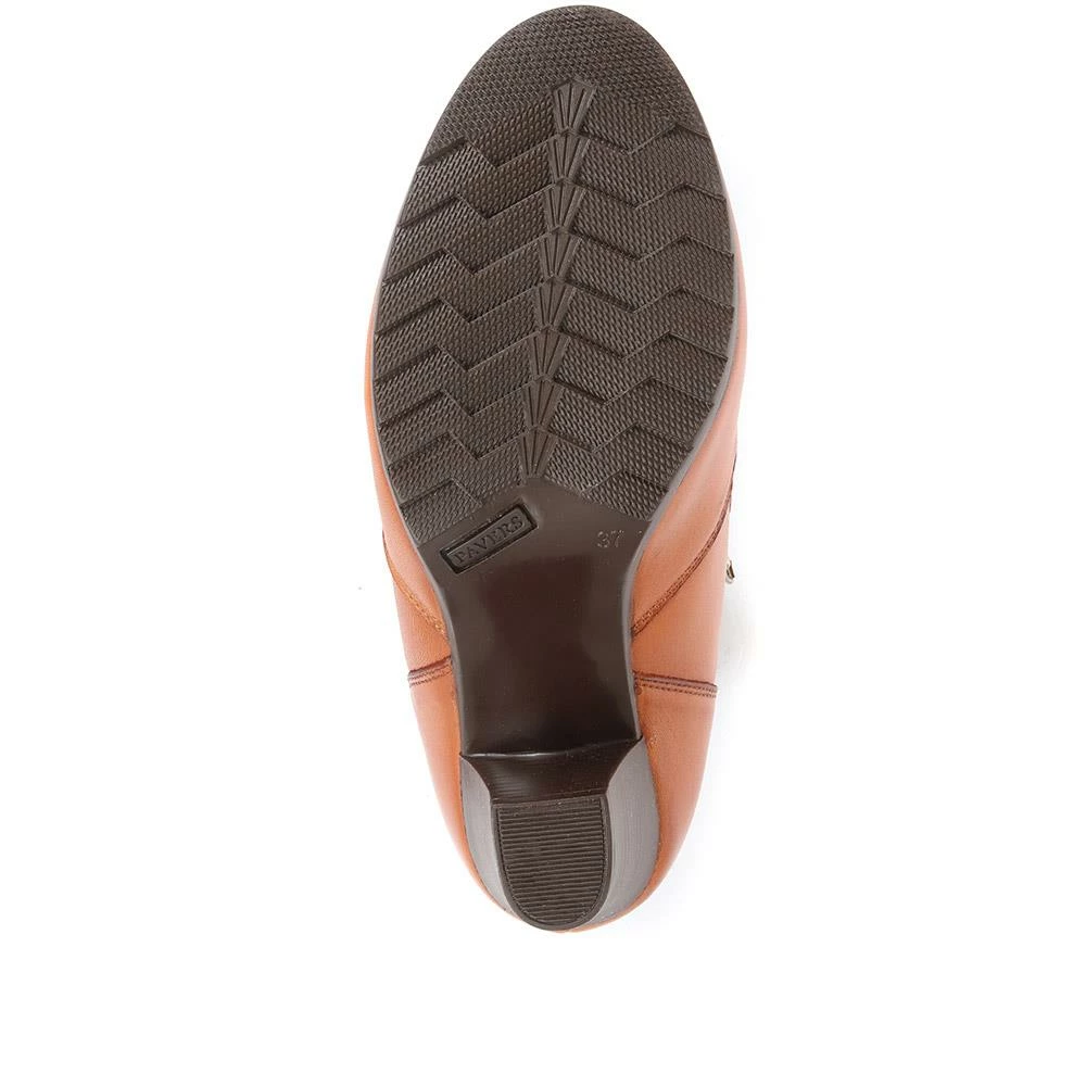 Pavers Leather Heeled Ankle Boots - VED34005 / 320 368 11 Pavers Leather Heeled Ankle Boots - VED34005 / 320 368