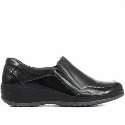 Fly Flot Shoes Leather Slip-On Trouser Shoe - CAL34015 / 320 649