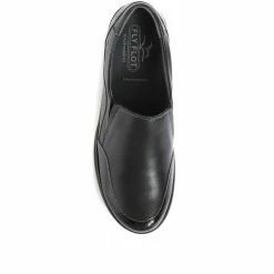 Fly Flot Shoes Leather Slip-On Trouser Shoe - CAL34015 / 320 649