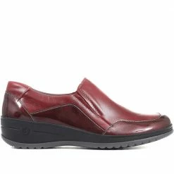 Fly Flot Shoes Leather Slip-On Trouser Shoe - CAL34015 / 320 649